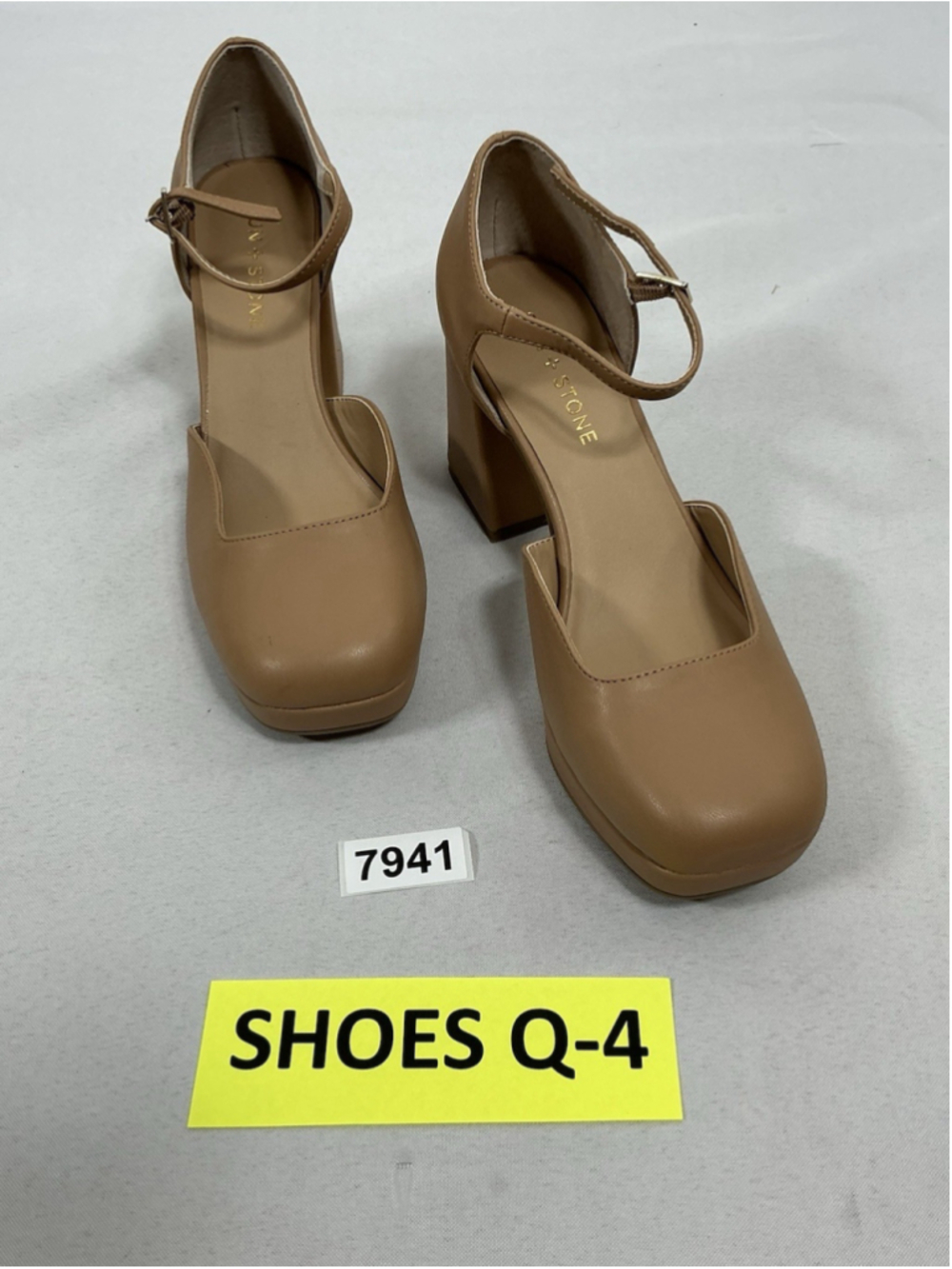 Womans Excellent Condition Sun & Stone Viennaa Platform Pumps 9 M Tan